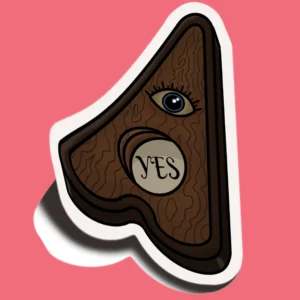 Ouija Planchette Sticker