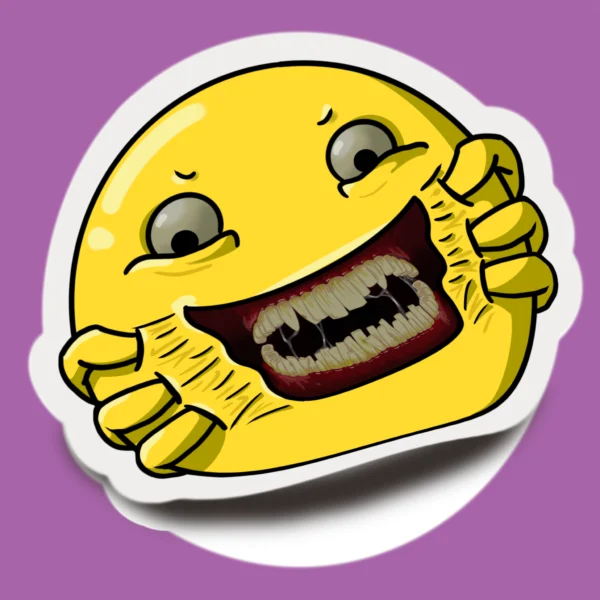 Happy Face Sticker