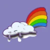 Rainbow Cloud Sticker