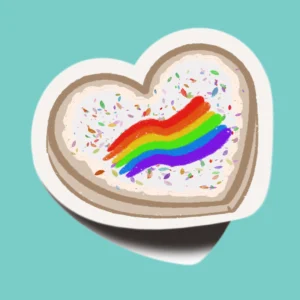 Rainbow Cookie Sticker