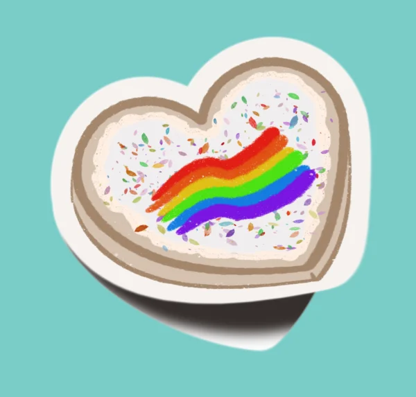 Rainbow Cookie Sticker