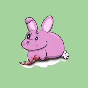 Killer Bunny Sticker