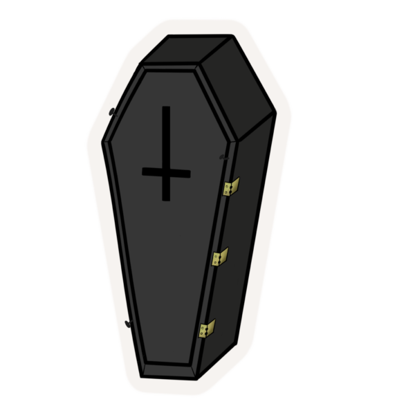 Coffin Sticker