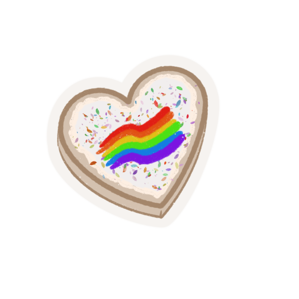 Rainbow Cookie Sticker