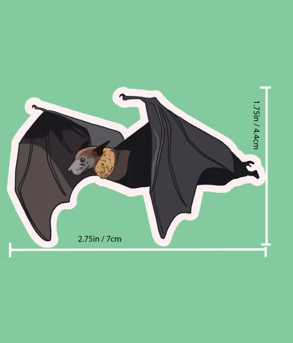 Fruit Bat Sticker