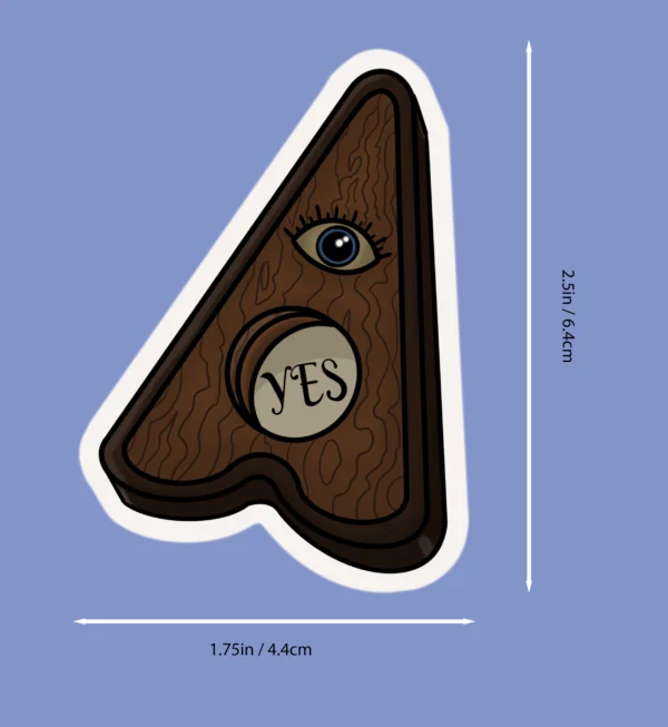 Ouija Planchette Sticker