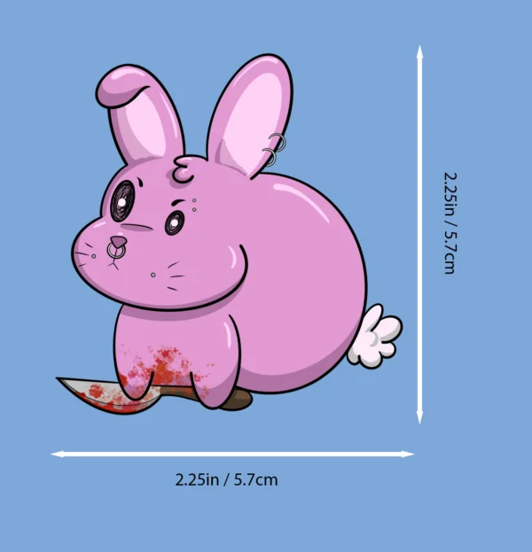Killer Bunny Sticker